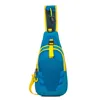 New Unisex Chest Pack Hit Color Single Shoulder Strap Back Bag Crossbody Bags Women Men Sports Sling Shoulder Bag