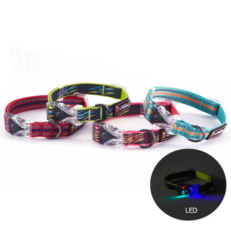 UFBemo Custom Hundehalsband PU Light Up Reflective Led Pet Dog Collar De Perro, 4 colors
UFBemo Custom Hundehalsband PU Light Up Reflective Led Pet Dog Collar De Perro, 4 colors