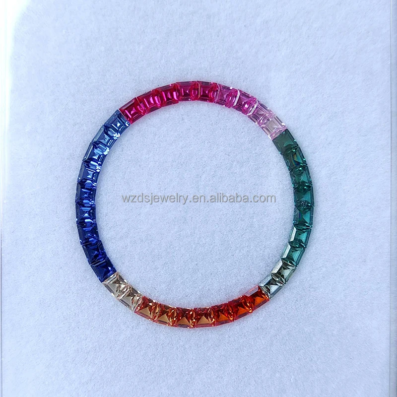 2021 hot sale factory wholesale Rainbow color 1.5*1.5mm 80pcs natural ruby sapphire gemstone watch bezel
2021 hot sale factory wholesale Rainbow color 1.5*1.5mm 80pcs natural ruby sapphire gemstone watch bezel