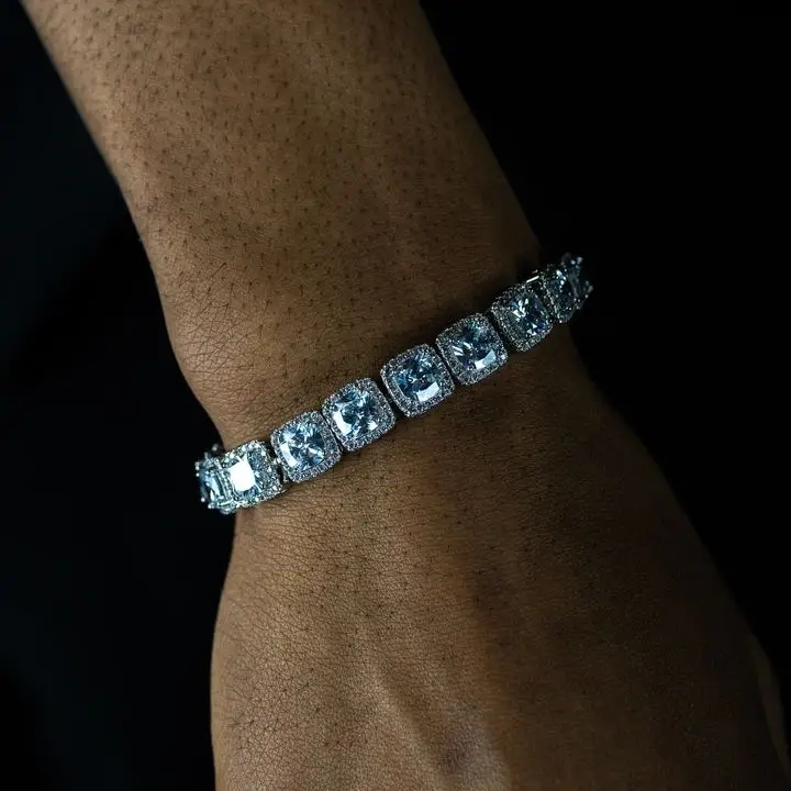 bling hip hop 18k gold plated clear 5A square cubic zirconia cz tennis chain bracelet for men
bling hip hop 18k gold plated clear 5A square cubic zirconia cz tennis chain bracelet for men