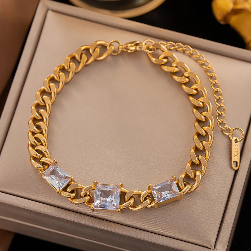 Wholesale Cuban Titanium Steel 18k Gold Plated Hip Hop Diamond Shell Star Butterfly Square Pendant Bracelet
Wholesale Cuban Titanium Steel 18k Gold Plated Hip Hop Diamond Shell Star Butterfly Square Pendant Bracelet