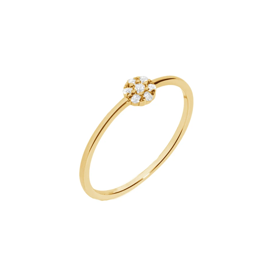 Silver jewelry supplier 925 Sterling Silver 14K Gold Plated Ring For Women Cluster Ring With White Zircon
Silver jewelry supplier 925 Sterling Silver 14K Gold Plated Ring For Women Cluster Ring With White Zircon