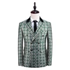 /product-detail/wholesale-fashion-casual-double-breasted-green-pattern-wedding-suit-for-men-party-blazer-for-men-62251281852.html