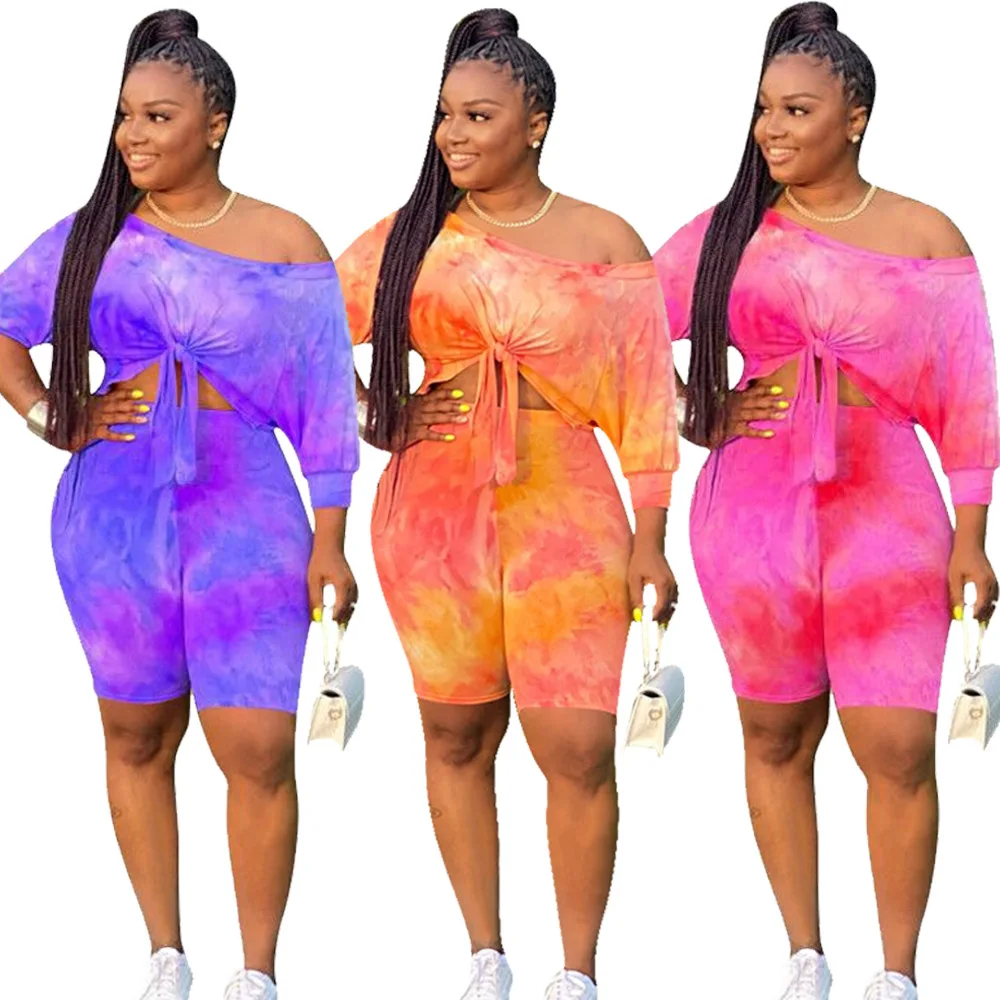 Summer Hot Sale New Ladies Fashion Casual Printed Bandage 2 Piece Set, Orange red blue 
Summer Hot Sale New Ladies Fashion Casual Printed Bandage 2 Piece Set, Orange red blue