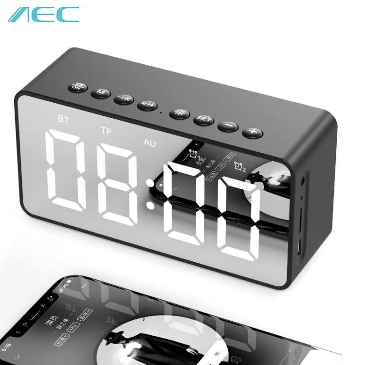 2021 Christmas Gifts AEC BT506 Speaker with Mirror, LED Clock Display, HiFi Stereo Multi-functional Desktop Speaker
2021 Christmas Gifts AEC BT506 Speaker with Mirror, LED Clock Display, HiFi Stereo Multi-functional Desktop Speaker