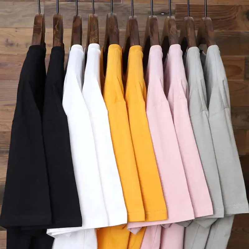 High quality heavy streetwear vintage cotton blank plain black custom logo print oversize women men tshirt
High quality heavy streetwear vintage cotton blank plain black custom logo print oversize women men tshirt