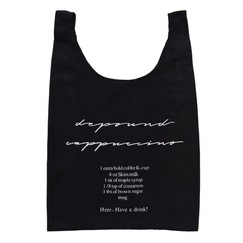 Reusable Eco Promotional Black Tote Canvas Shopping Bag with Custom Printed Logo Linen Tote Bag
Reusable Eco Promotional Black Tote Canvas Shopping Bag with Custom Printed Logo Linen Tote Bag