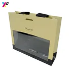 Gift Bag Wholesale Best Quality Ribbon Handle Gift Carrier Custom Paper Shopping Bag