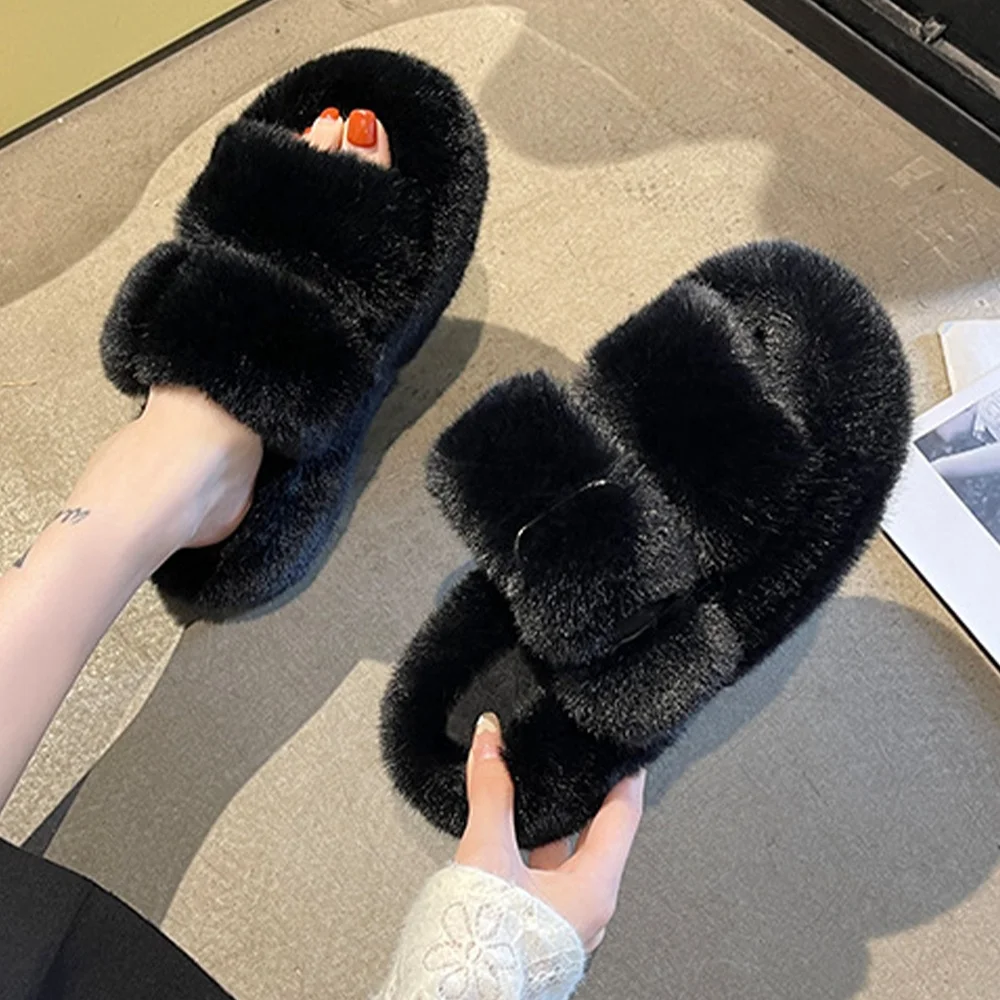 LE SLIDES Woman Winter Slipper Women's Plush Slides House Lady Stylish Straps Fur Platform Slippers for Women, Grey black white blue orange
LE SLIDES Woman Winter Slipper Women's Plush Slides House Lady Stylish Straps Fur Platform Slippers for Women, Grey black white blue orange