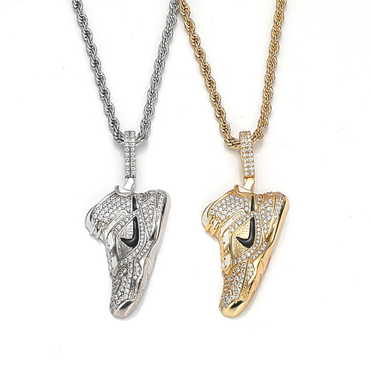 JWY custom high quality basketball shoes men's gold and silver plated brass big pendants
JWY custom high quality basketball shoes men's gold and silver plated brass big pendants