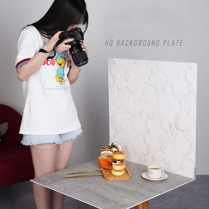 Marble Replicated Backdrop Board for Food & Product Photography 5mm Thick Moisture Resistant Stain Resistant Lightweight, Customized color
Marble Replicated Backdrop Board for Food & Product Photography 5mm Thick Moisture Resistant Stain Resistant Lightweight, Customized color