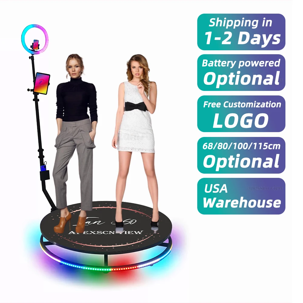 Newest vogue 115cm 6-8 People 360 Photo Booth Enclosure Backdrop Custom Logo Photo Booth 360 Machine For Party 360 Photo Booth
Newest vogue 115cm 6-8 People 360 Photo Booth Enclosure Backdrop Custom Logo Photo Booth 360 Machine For Party 360 Photo Booth