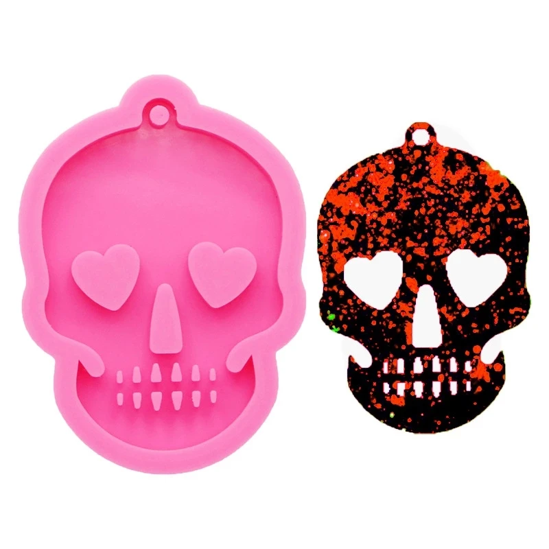 Funny Skull Shape Resin Silicone Keychain Mold For Ornament Making, Customized colors
Funny Skull Shape Resin Silicone Keychain Mold For Ornament Making, Customized colors