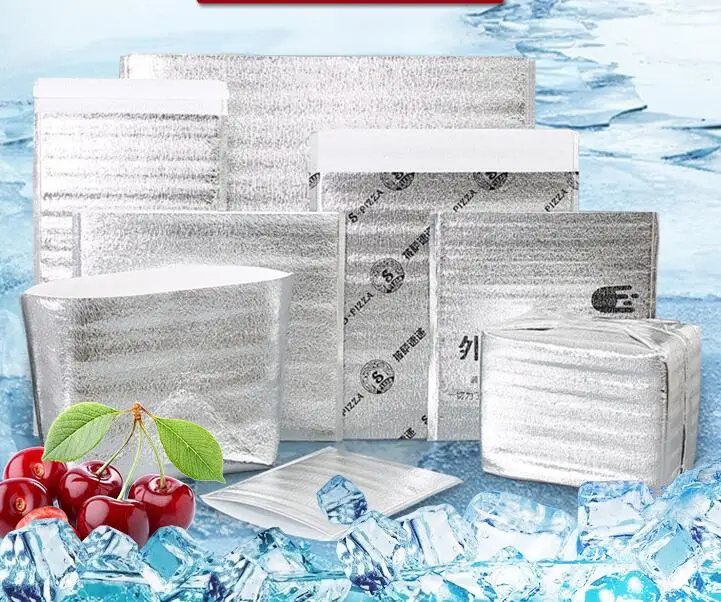 Cold ice pack Disposable thickening aluminum foil Lined thermal insulation bag for seafood/chocolate food shipping
Cold ice pack Disposable thickening aluminum foil Lined thermal insulation bag for seafood/chocolate food shipping