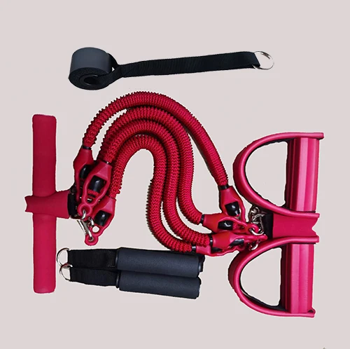 4 Tubes Multifunction Foot Pedal Elastic Pull Rope Fitness Equipment Bodybuilding Expander, Customized
4 Tubes Multifunction Foot Pedal Elastic Pull Rope Fitness Equipment Bodybuilding Expander, Customized