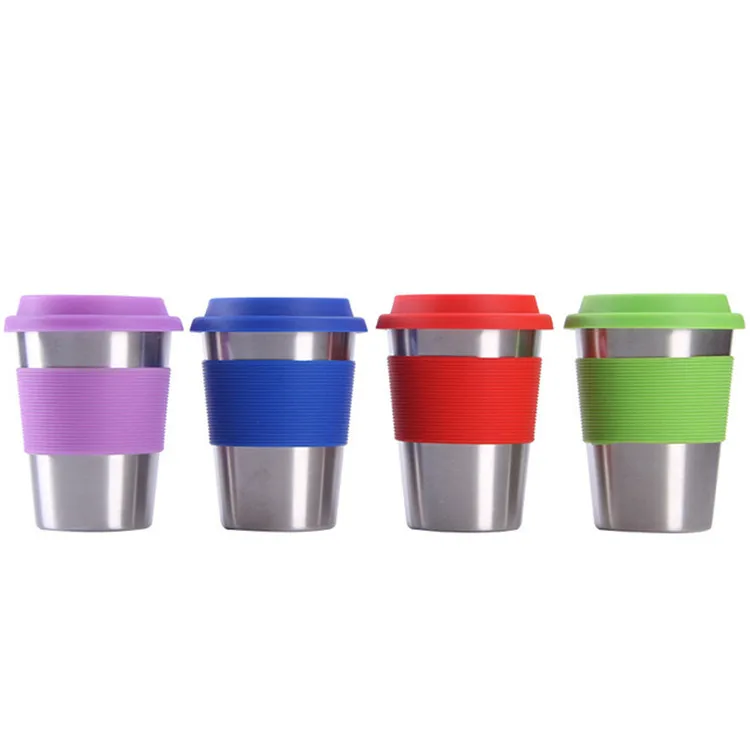 Food grade 304 stainless steel single layer beer mug car mug with silicone cup sleeve
Food grade 304 stainless steel single layer beer mug car mug with silicone cup sleeve