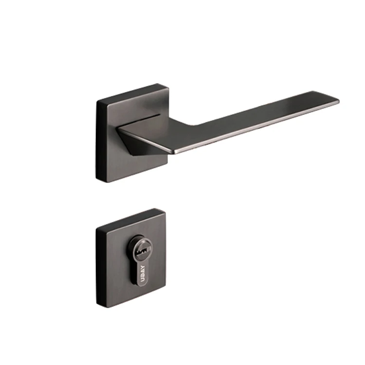 Nordic zinc alloy split mute door handle lock set for indoor doors CL-0651, As shown
Nordic zinc alloy split mute door handle lock set for indoor doors CL-0651, As shown