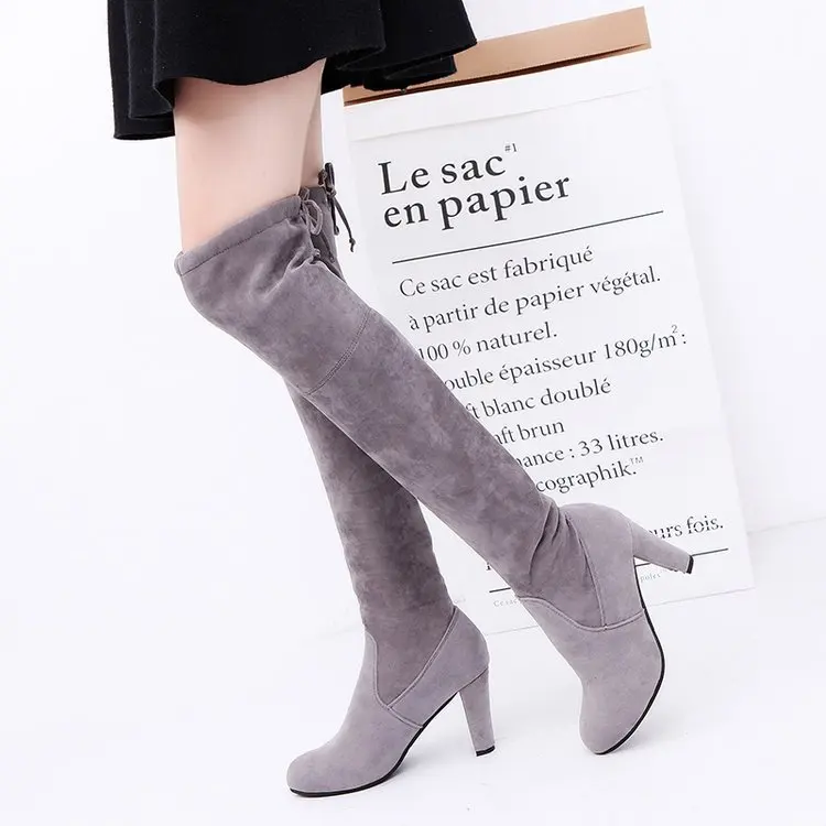 Autumn And Winter New women boots Fashion Leather Thick And High Heel Large Size Ladies Long Ankle Boots
Autumn And Winter New women boots Fashion Leather Thick And High Heel Large Size Ladies Long Ankle Boots