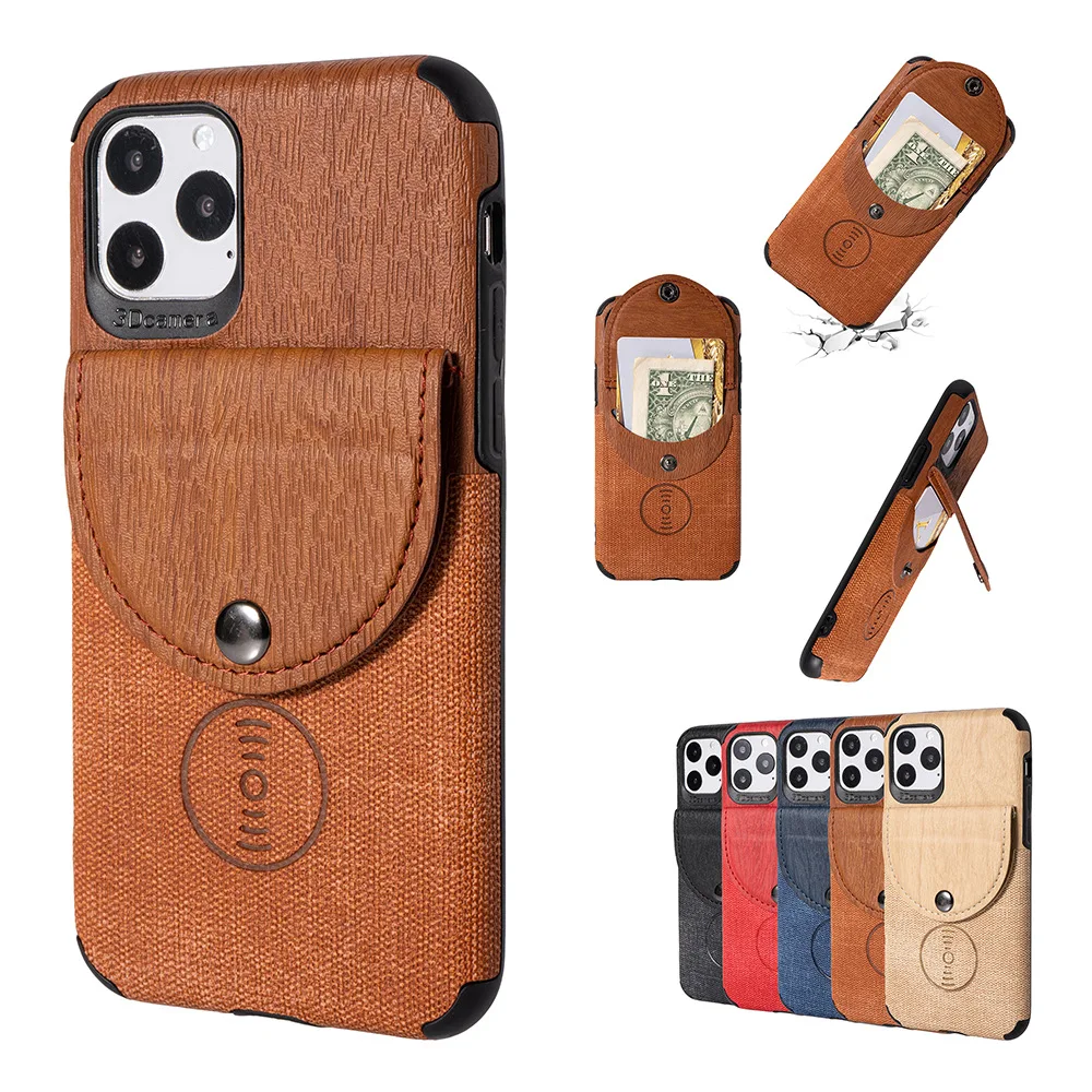 Car Magnetic Adsorption Phone Case with Card Slot for iPhone 11 Wood Grain Leather TPU Cover for iPhone 6/7/8/X/XR/XS
Car Magnetic Adsorption Phone Case with Card Slot for iPhone 11 Wood Grain Leather TPU Cover for iPhone 6/7/8/X/XR/XS