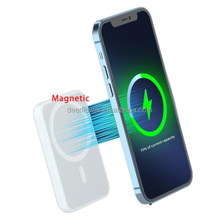 Hotsell Portable Magnetic Wireless Powerbank 5000mah Ultra Slim Mini Magnetic Power Bank Wireless Charging For iphone Magsafe, White
Hotsell Portable Magnetic Wireless Powerbank 5000mah Ultra Slim Mini Magnetic Power Bank Wireless Charging For iphone Magsafe, White