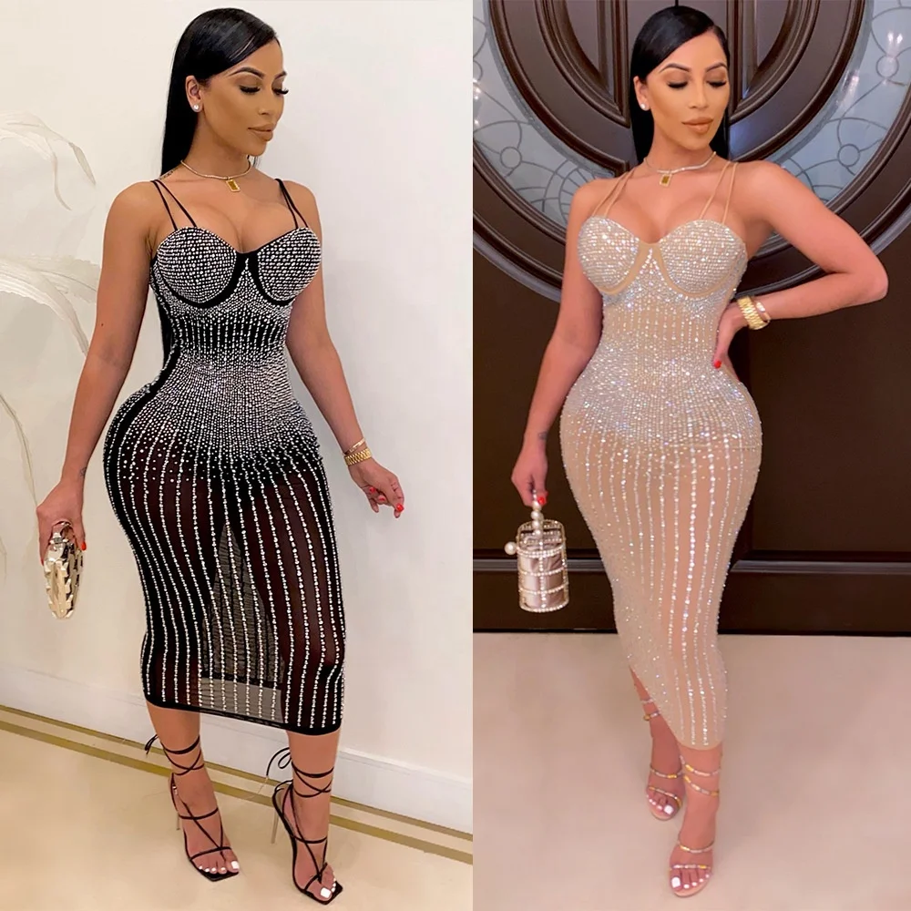 New Design Fashion Ladies Clothing Spaghetti Strap Dresses Sexy Nightclub Bodycon Dress Women
New Design Fashion Ladies Clothing Spaghetti Strap Dresses Sexy Nightclub Bodycon Dress Women