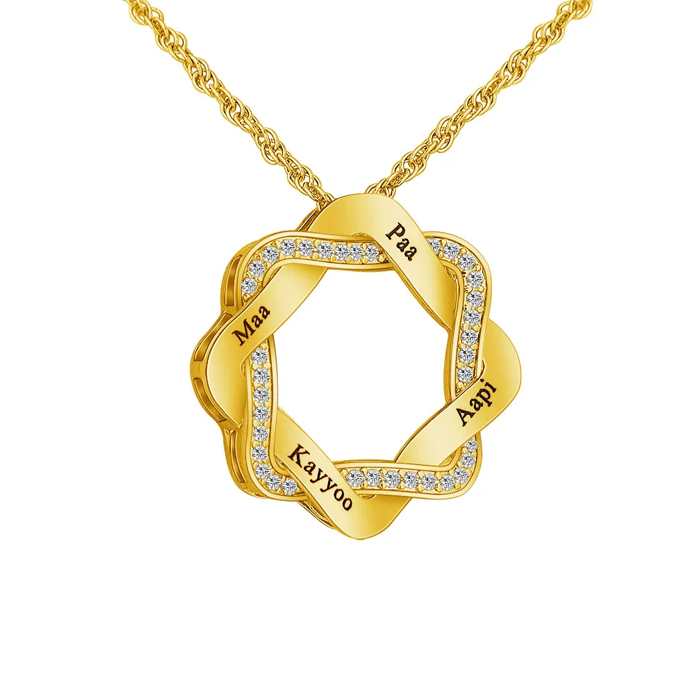 New fashion necklace personalized wreath shape pendant necklace engraved letters with diamonds necklace
New fashion necklace personalized wreath shape pendant necklace engraved letters with diamonds necklace