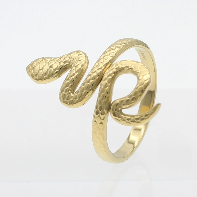 Stainless Steel Snake Ring For Women Statement Ring Women's Punk Open Finger Gold Color Geometry Rings Jewelry Gift
Stainless Steel Snake Ring For Women Statement Ring Women's Punk Open Finger Gold Color Geometry Rings Jewelry Gift