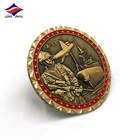 Longzhiyu 13 years manufacturer Commemorative zinc alloy metal wth soft enamel Coin sets