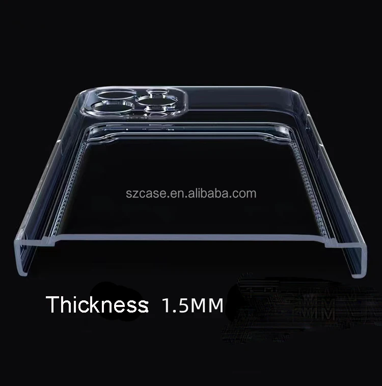 Anti-Broken 1.5mm Purple Light No Yellowing Card Slot Design Transparent TPU Mobile Cell Phone Cover Case For Redmi Note 10 Pro
Anti-Broken 1.5mm Purple Light No Yellowing Card Slot Design Transparent TPU Mobile Cell Phone Cover Case For Redmi Note 10 Pro