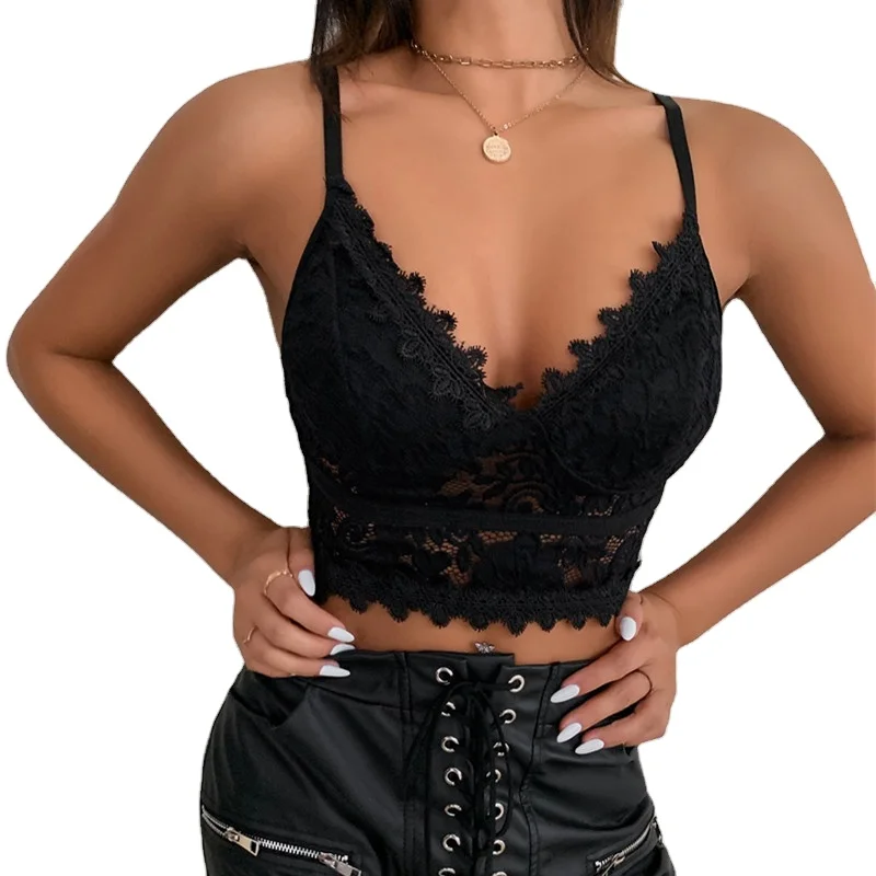 Shein New style sexy lace camisole short tulle short street style fashion tank top, Black,white
Shein New style sexy lace camisole short tulle short street style fashion tank top, Black,white