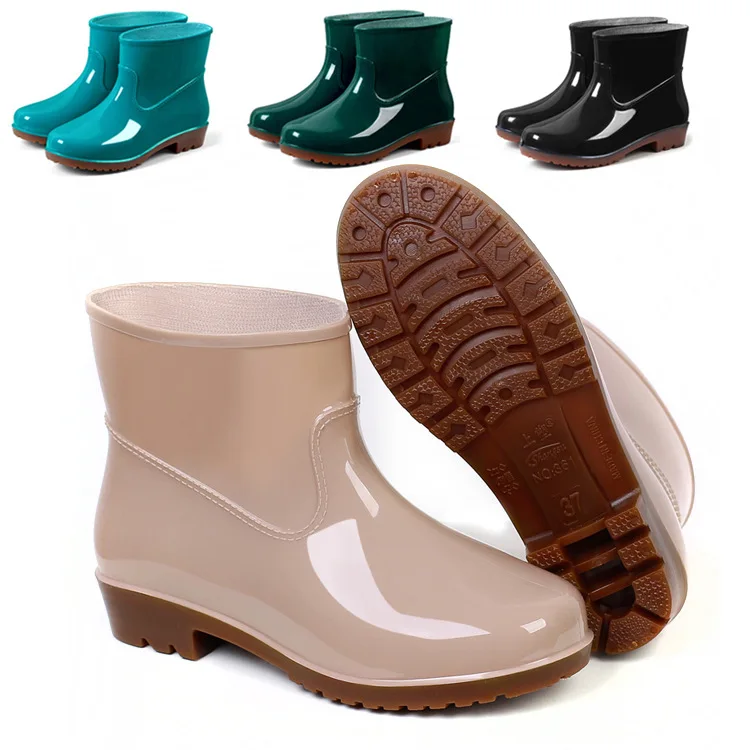 PVC thick wear resistant thick botas low price work shoes rain boots cheap stock factory gumboot non-slip waterproof ankle boot
PVC thick wear resistant thick botas low price work shoes rain boots cheap stock factory gumboot non-slip waterproof ankle boot
