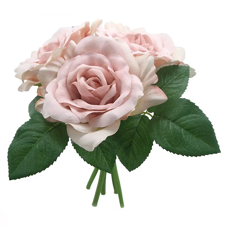 Free Shipping Factory Wholesale Soft Colors Artificial Rose Bouquet for Home Decoration
Free Shipping Factory Wholesale Soft Colors Artificial Rose Bouquet for Home Decoration
