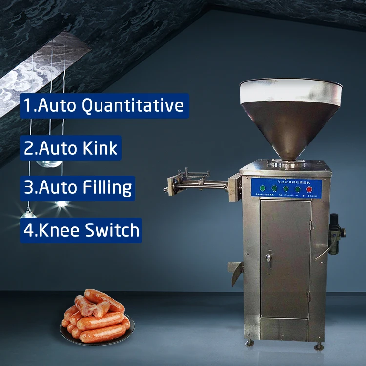 Pneumatic Quantitative Sausage Making Machine Sausage Stuffer Filling