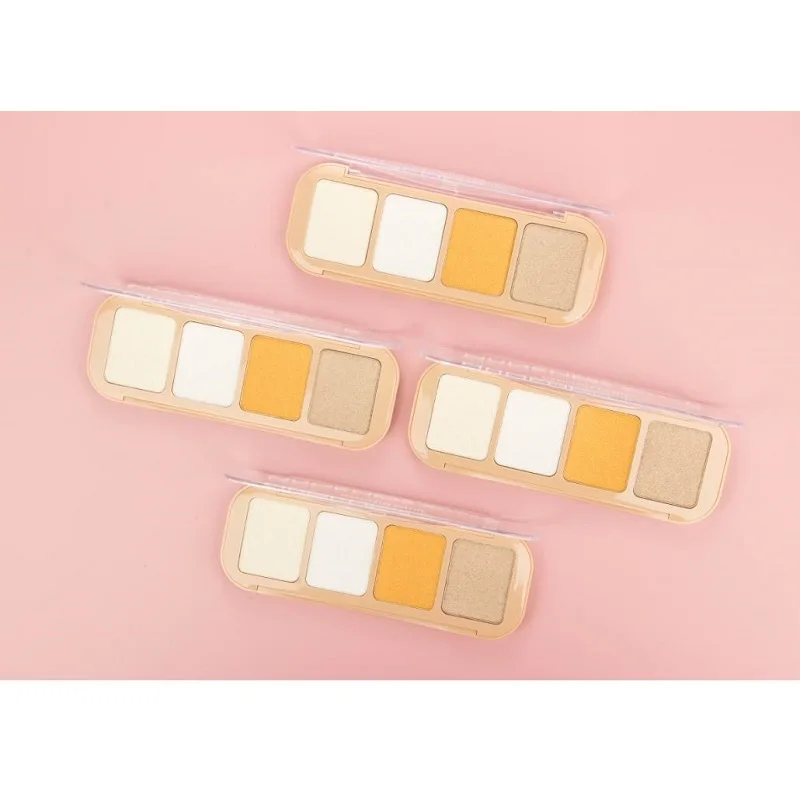 New popular design stocks product wholesale price low moq 4colors highlighter makeup powder palette
New popular design stocks product wholesale price low moq 4colors highlighter makeup powder palette