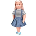 リアルなファッション高品質の散歩シミュレーション実際の赤ちゃん人形綿カスタム 18 インチ人形プリティガールズ人形子供のための