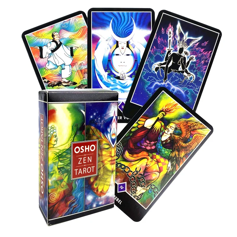 

New Osho Zen Tarot Cards PDF Guidebook English Version Oracle Deck Board Game For Party