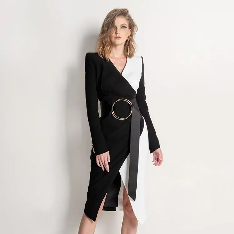 Office Dress For Ladies 2020 Long Sleeve Fashion Dresses Elegant Winter Clothes For Women, Picture color
Office Dress For Ladies 2020 Long Sleeve Fashion Dresses Elegant Winter Clothes For Women, Picture color