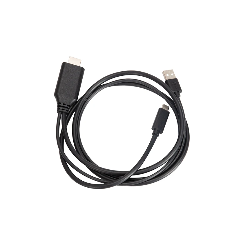 Super Speed Oem 1.8M Usb Type C To High Definition 4K Converter Cable 1080P For Mobile Tv Computer Hd'mi Cable, Black
Super Speed Oem 1.8M Usb Type C To High Definition 4K Converter Cable 1080P For Mobile Tv Computer Hd'mi Cable, Black