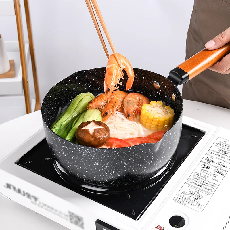 Japanese Marble stone-coated fry pan Nonstick Frying Pan with lid Medical stone wooden handle snow pan
Japanese Marble stone-coated fry pan Nonstick Frying Pan with lid Medical stone wooden handle snow pan