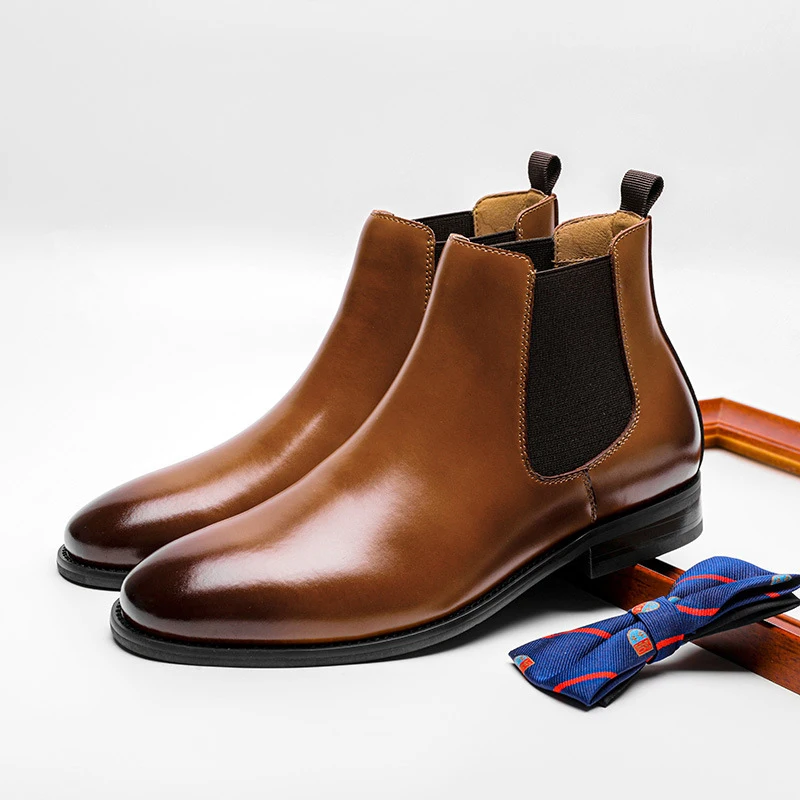 ZP22 Men High Quality Ankle Boots Fall New Arrivals Genuine Leather Chelsea Boot For Men, As picture or custom
ZP22 Men High Quality Ankle Boots Fall New Arrivals Genuine Leather Chelsea Boot For Men, As picture or custom