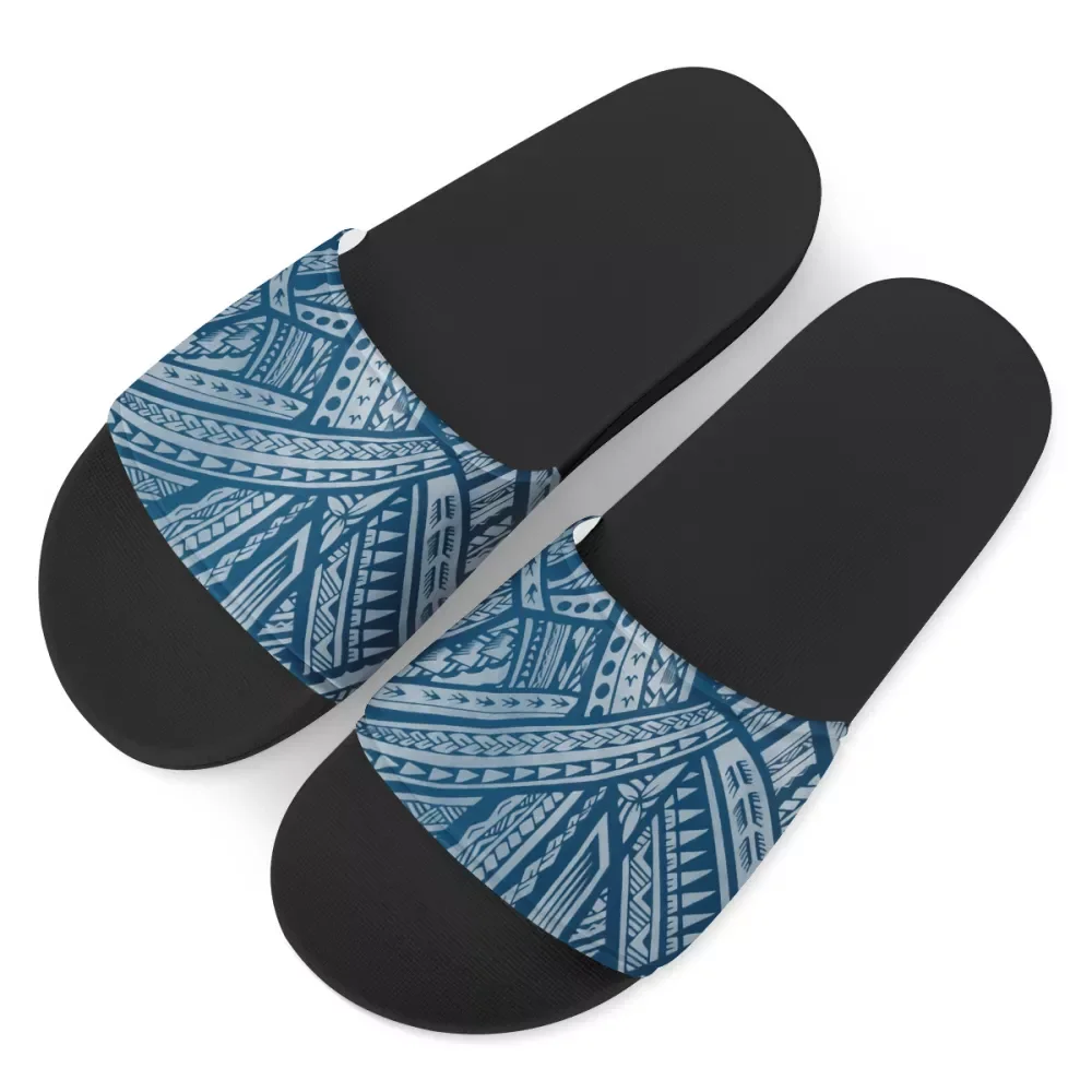 High quality Boys Slippers Polynesian tribal design Print Outdoor Casual Slide Slippers Custom Logo blue Slippers For Men, Customized color
High quality Boys Slippers Polynesian tribal design Print Outdoor Casual Slide Slippers Custom Logo blue Slippers For Men, Customized color