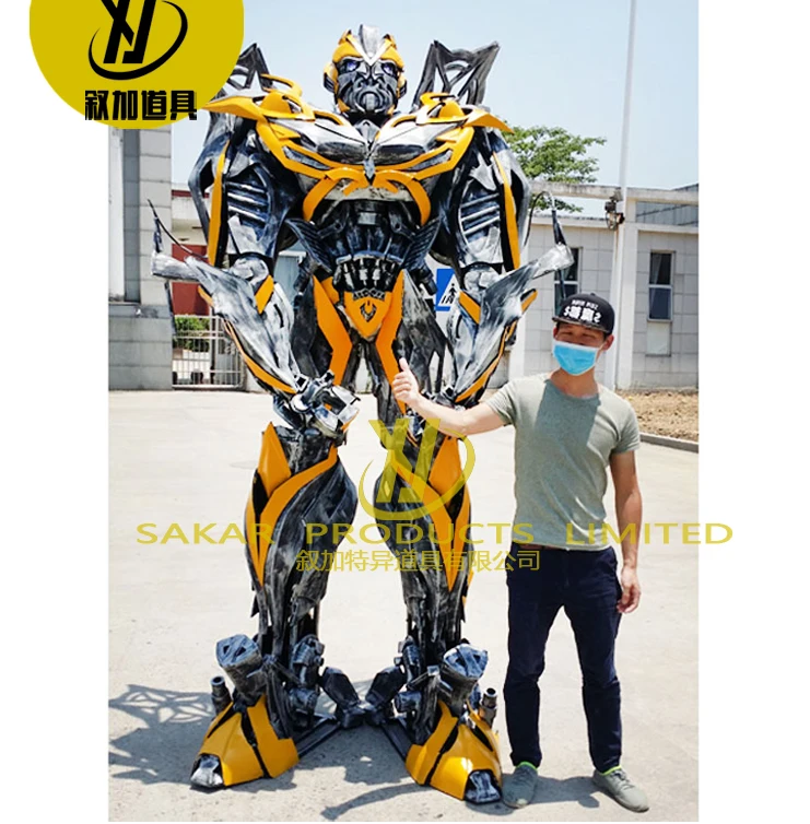 2021 hot sale life size led cosplay realistic transformer robot costume for business promotion for Adult
2021 hot sale life size led cosplay realistic transformer robot costume for business promotion for Adult