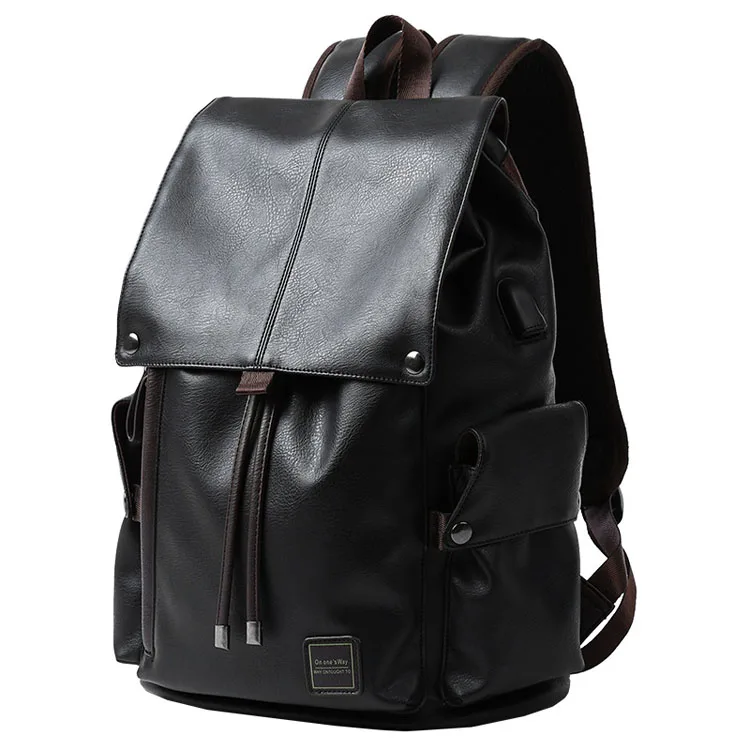 Backpack Men Leather Fashion Travel Bag School Bag Casual Youth Fashion Trend Computer Backpack, As shown
Backpack Men Leather Fashion Travel Bag School Bag Casual Youth Fashion Trend Computer Backpack, As shown