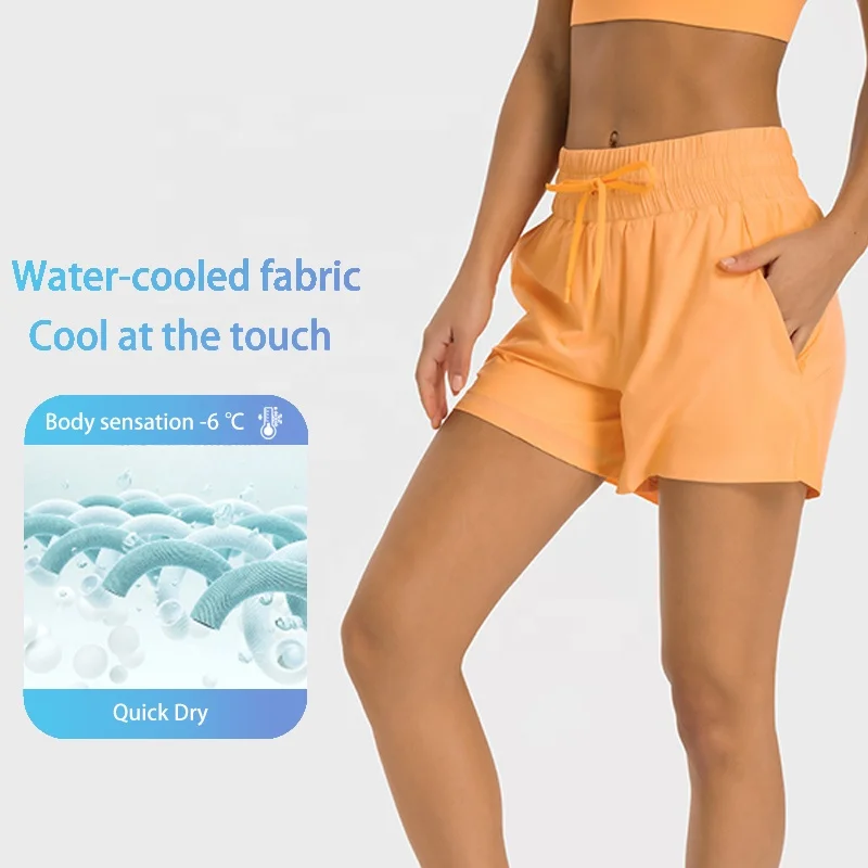 New Style Women Sports Shorts Loose Drawstring Pocket Light Weight Breathable Sweat-wicking Yoga Shorts
New Style Women Sports Shorts Loose Drawstring Pocket Light Weight Breathable Sweat-wicking Yoga Shorts