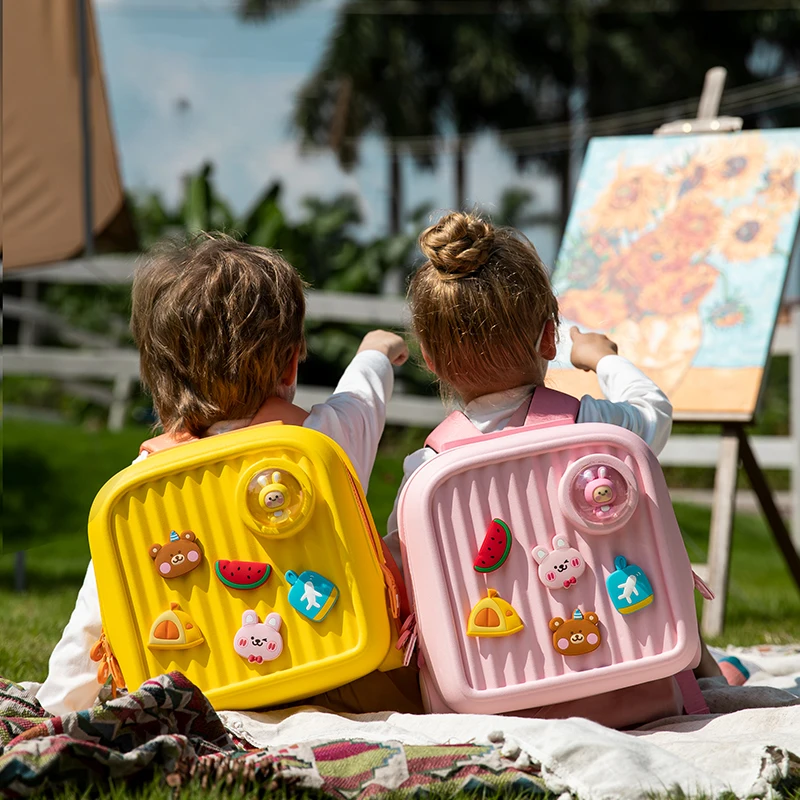 KAMIDA Kawaii Bagpack kids Gift Picnic EVA Waterproof Backpack Cartoon DIY Toddler Bags school bag with 5 buckle 1 doll, Accept customized color
KAMIDA Kawaii Bagpack kids Gift Picnic EVA Waterproof Backpack Cartoon DIY Toddler Bags school bag with 5 buckle 1 doll, Accept customized color