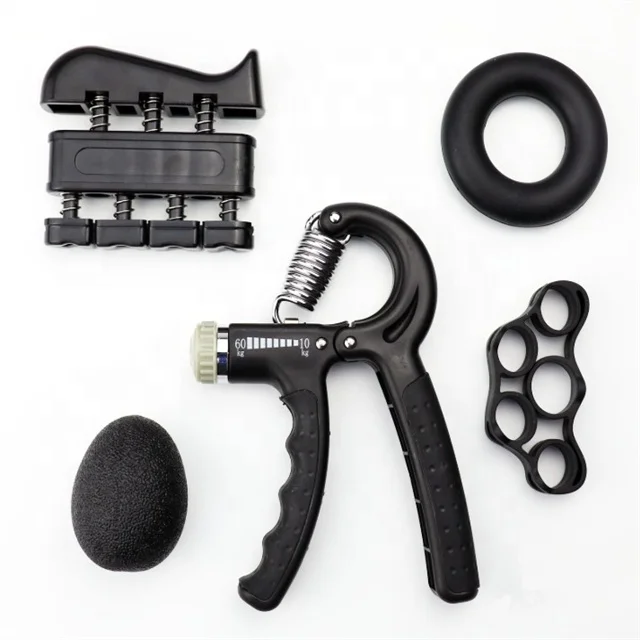 Realsin Hand Gripper Set and countable gripper, finger rehabilitation training gripper for fitness equipment, As pictures
Realsin Hand Gripper Set and countable gripper, finger rehabilitation training gripper for fitness equipment, As pictures
