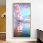 scenery painting frame photo for home goods wall art oil canvas painting decoration