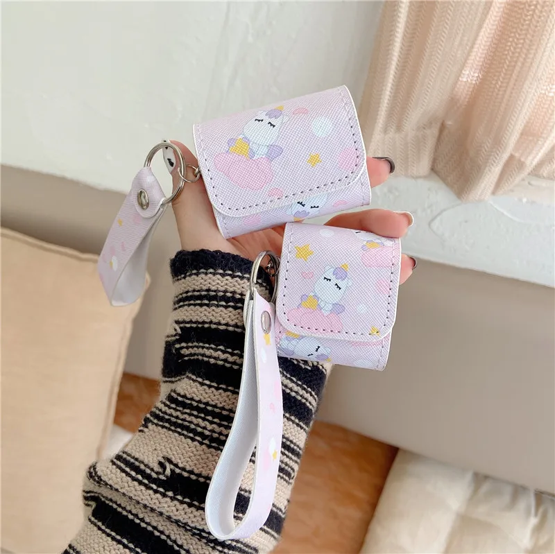 Cartoon Cute Designer Leather Case Protective Cover Accessories Case Funda for Apple Airpods 1 2 Pro
Cartoon Cute Designer Leather Case Protective Cover Accessories Case Funda for Apple Airpods 1 2 Pro