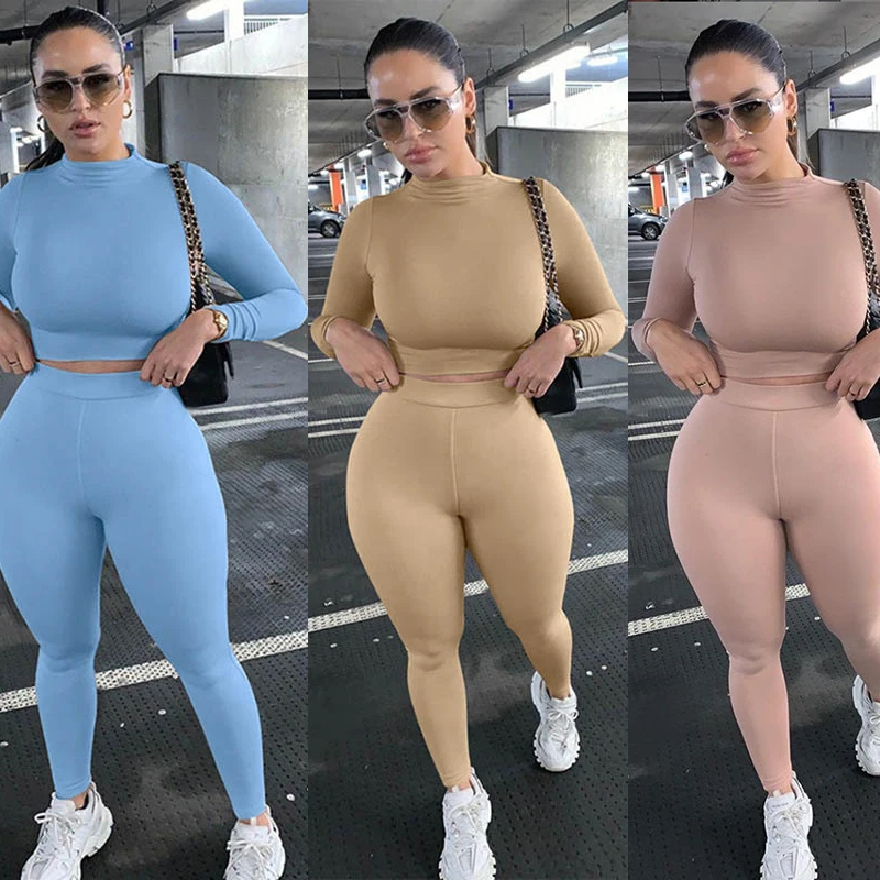 D96306 Fashionable Long sleeve solid color bodycon two piece pant sets women clothing yoga fitness joggers suits
D96306 Fashionable Long sleeve solid color bodycon two piece pant sets women clothing yoga fitness joggers suits
