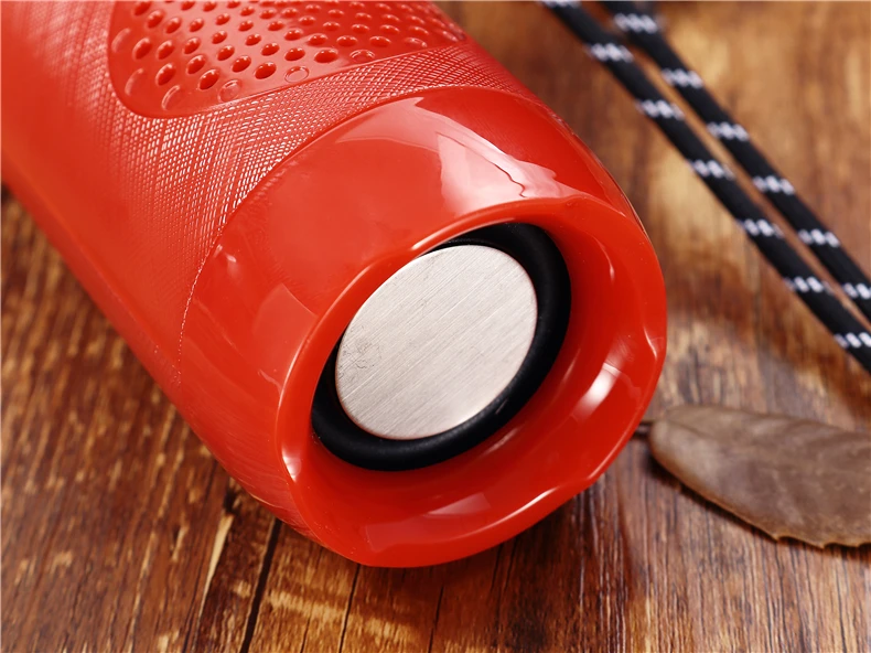 J18 1200MA 10W BT TF U dish FM handfree call TWS flashlight portable mini wireless speaker - ANKUX.COM